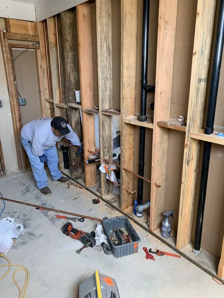 Commercial rough-in plumbing for Gas Line Repair in East Grand Forks